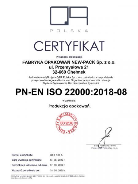 certyfikat-iso-22000